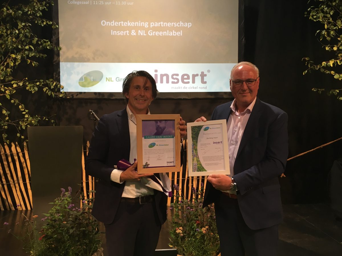 NL Greenlabel en Stichting Insert gaan samenwerken